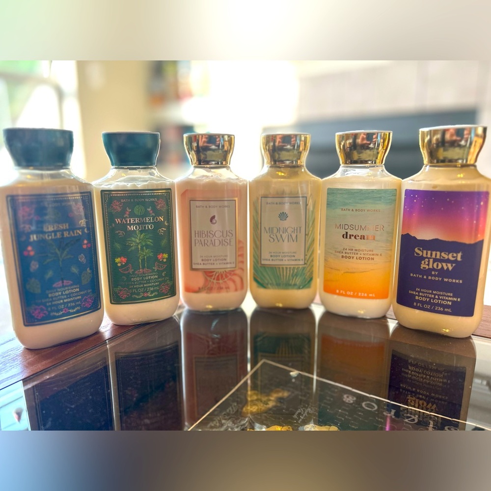 Tropical Bath & Body Works Lotions Bundle